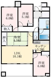 ディークラディア金剛の物件間取画像